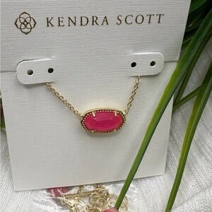 Kendra Scott Pink and Gold Necklace